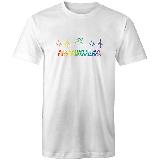 Heartbeat Pride - AS Colour Staple - Mens T-Shirt (XL to 5XL, Many Colours)
