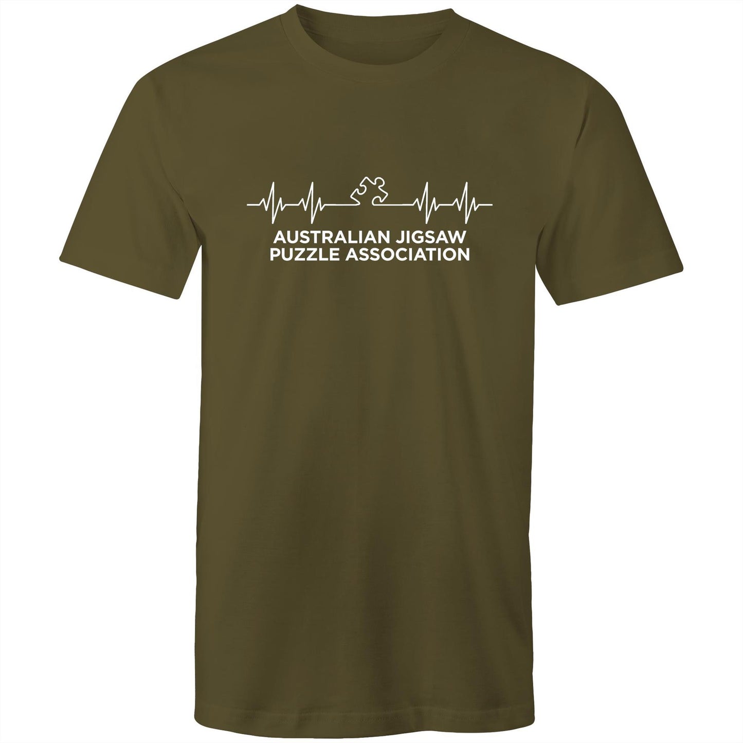Heartbeat - AS Colour Staple - Mens T-Shirt (2XL to 5XL, Many Colours)